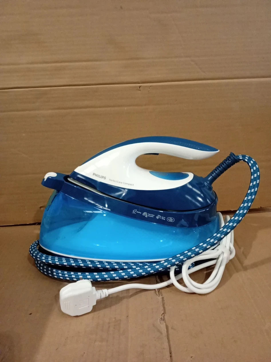 Philips PerfectCare Compact Steam Generator Iron 400g No Burns 2400W GC7840/26