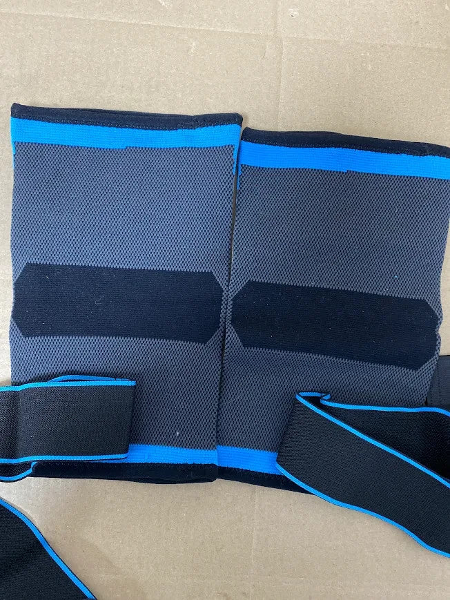 Knee Supports 2 Pack Brace Adjustable Strap Compression Sleeves Running Medium