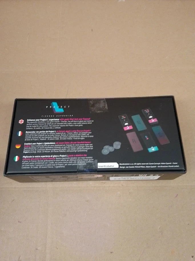Asmodee Boardcubator Project L Finesse Expansion Board Game Up 4 Players 14+ New