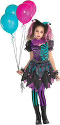 Amscan 9904760 Girls Creepy Harlequin Halloween Fancy Dress Costume Age 12-14