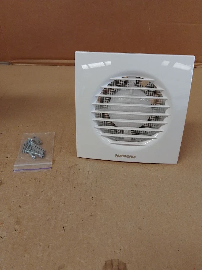 Fantronix 100mm 4in Bathroom Extractor Fan Run On Timer Quiet Energy Efficient