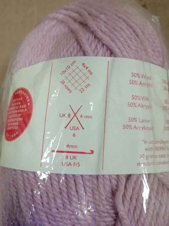 Sirdar Snuggly Replay DK Double Knitting Quiet Violet 122 50g New