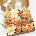Haswitda Artificial Silk Bouquet Box Faux Flower Head Fake Table Decoration New