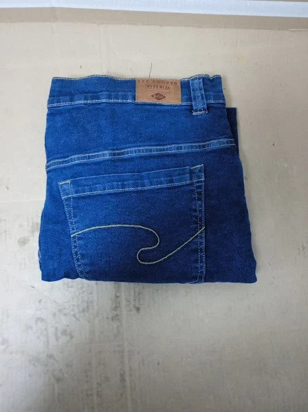 Lee Cooper Men's LCPNT219 Workwear 5 Pocket Stretch Denim Jeans Navy 38W New