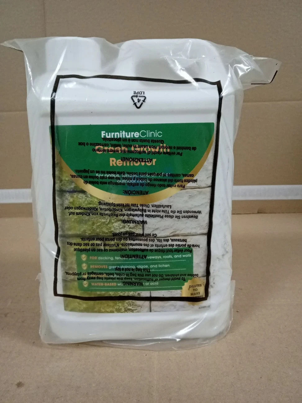 Furniture Clinic Patio Cleaner Concentrate Green Stain Removal Wood Decking New
