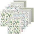 12 Pack Swedish Dishcloths Kitchen Reusable Towels Absorbent 19.6x17cm New