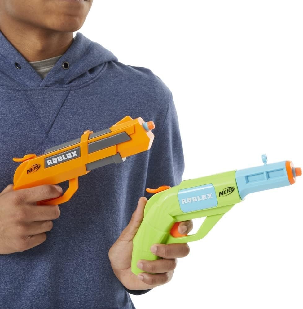 Nerf F2479EU4 Roblox Jailbreak Armoury 2 Blasters 31.8x4.4lx20.3Hcm 8+ New