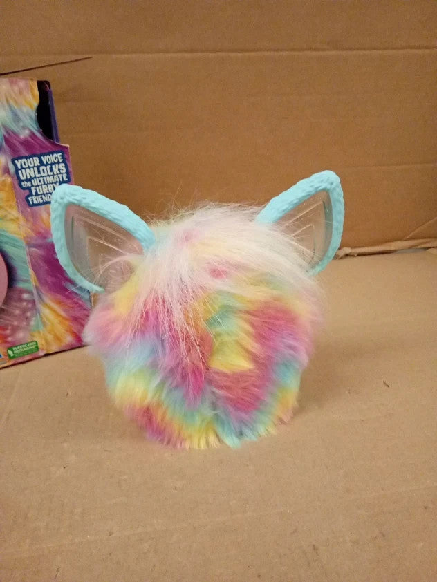 Furby Tie Dye Interactive Plush Toy English Version 6+ New