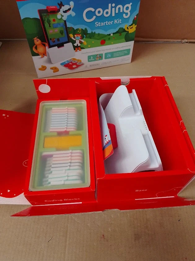 Osmo Coding Starter Kit Fire Tablet 3 Educational Learning Games Stem Toy 5+ New