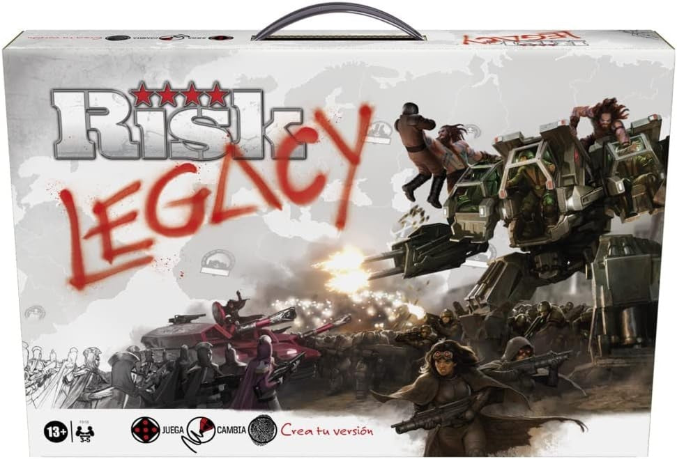 Hasbro Gaming Risk Legacy Board Game 6 Players Ages 15+ Cardboard Papier New