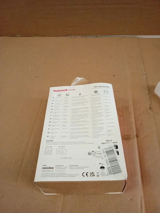 Honeywell Home THR830TEU MT1 Mechanical Room Thermostat Automatic White New