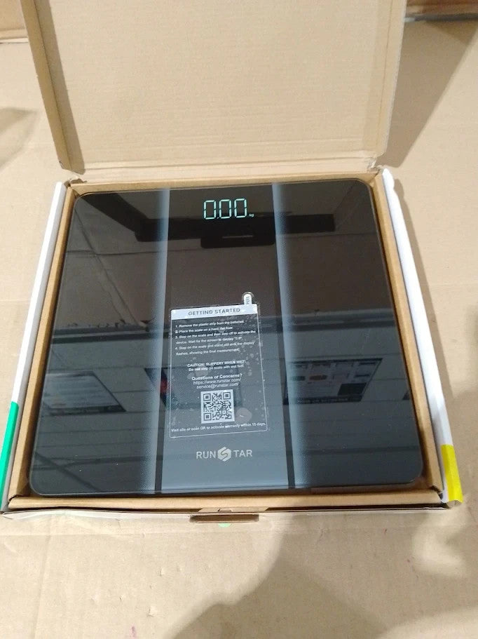 RunStar Digital Bathroom Scale Body Weight High Precision Clear LED 400lb New