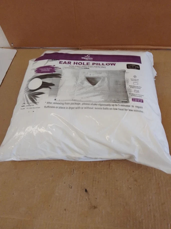 Sapphire Collection Ear Pillow Hole For Pain Relief From Cnh Side Sleeping