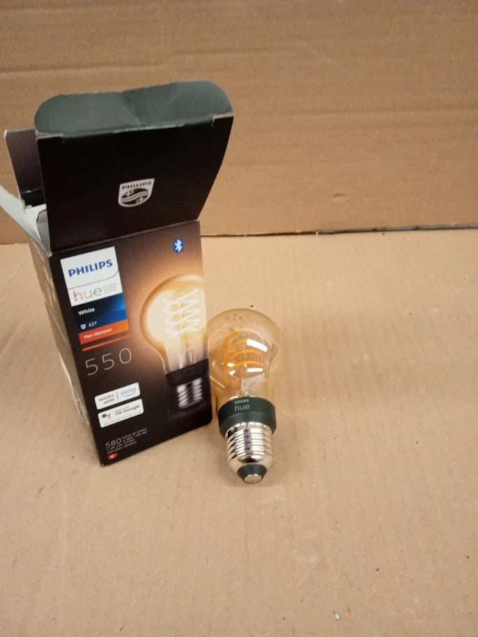 Philips Hue White Filament A60 Smart Light Bulb E27 Edison Screw 7W Vintage New
