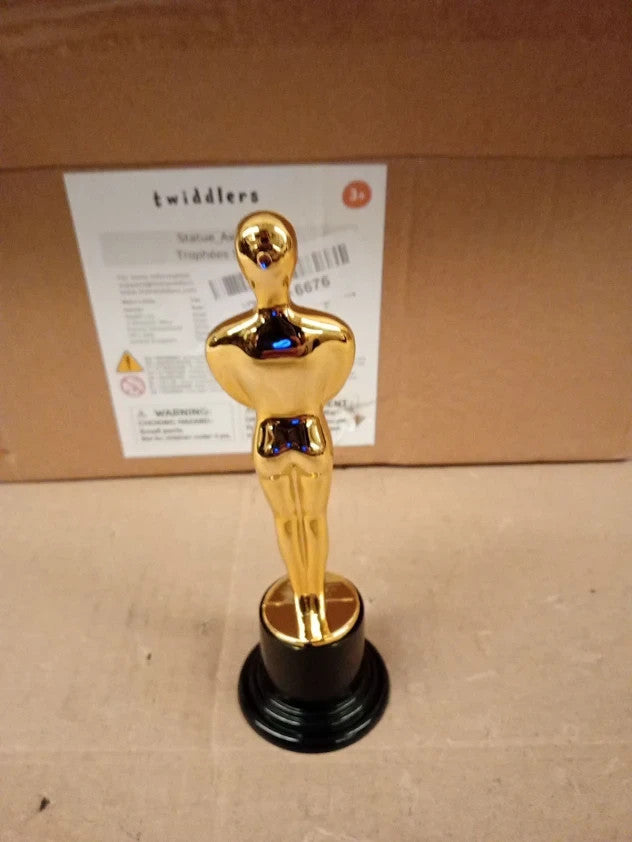 The Twiddlers 24 Plastic Trophy Awards Winner Statue Set 15.5cm Drama New