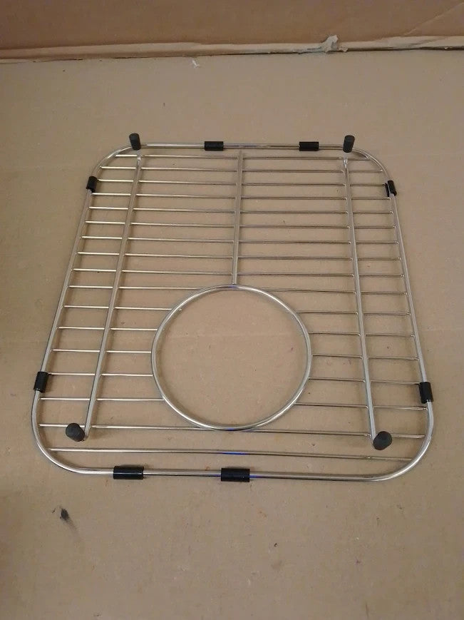 2Pack Stainless Steel Kitchen Sink Grid 13.2x11.6x1.2in Sink Protectors Rear New