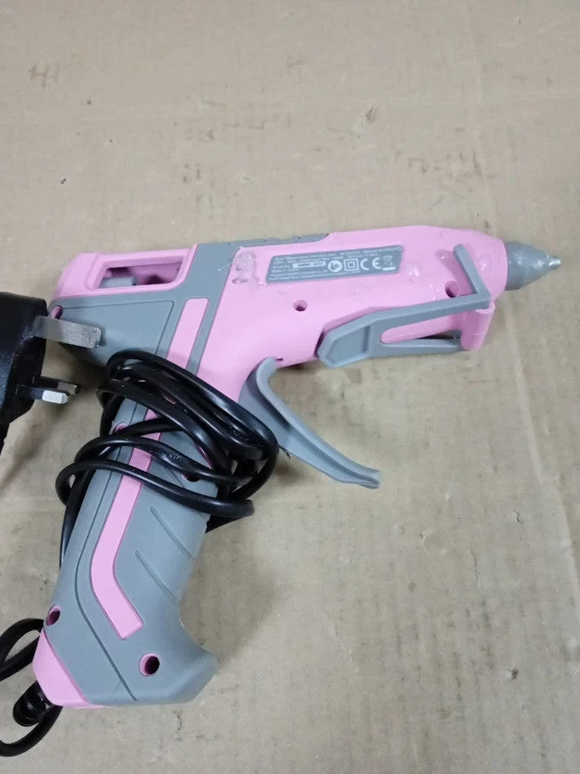Workpro Hot Glue Gun 60 100W Dual Temperature Heavy Duty Pink