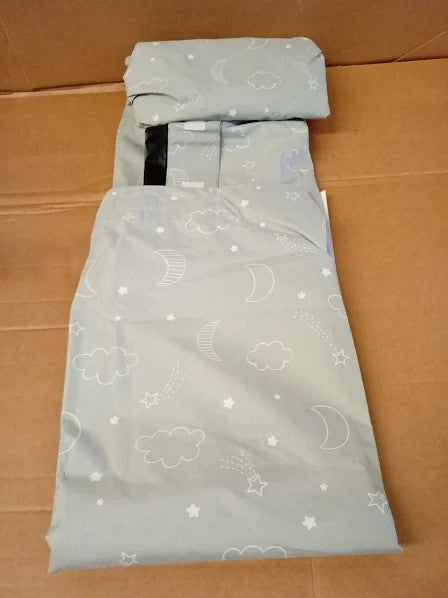 Snooze Portablind Portable Kids Baby Blackout Curtain Blind Grey 130x180cm