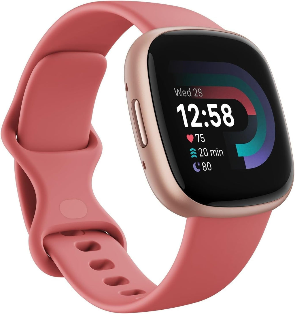 Google Fitbit Versa 4 Fitness Smartwatch Built In Gps 6+ Days Batt Life New