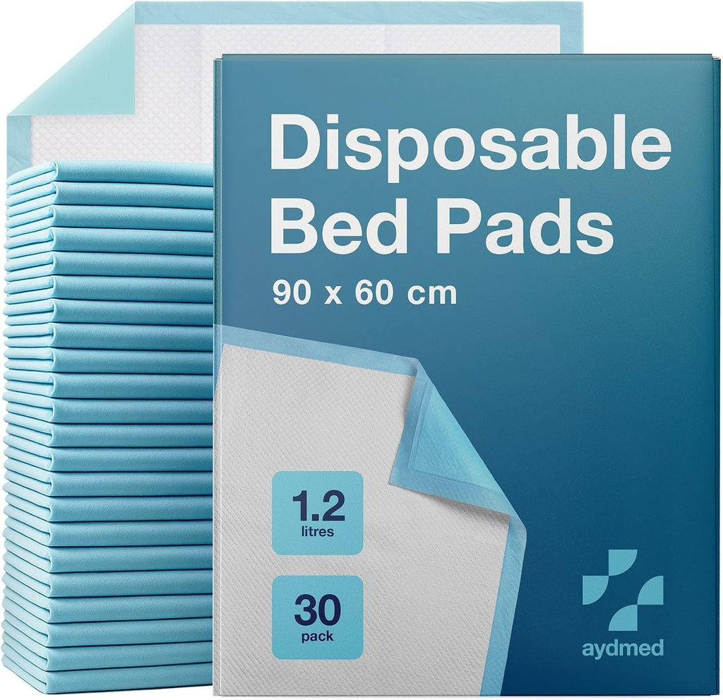Aydmed Incontinence Bed Pads 90x60cm Large Disposable Incontinence New