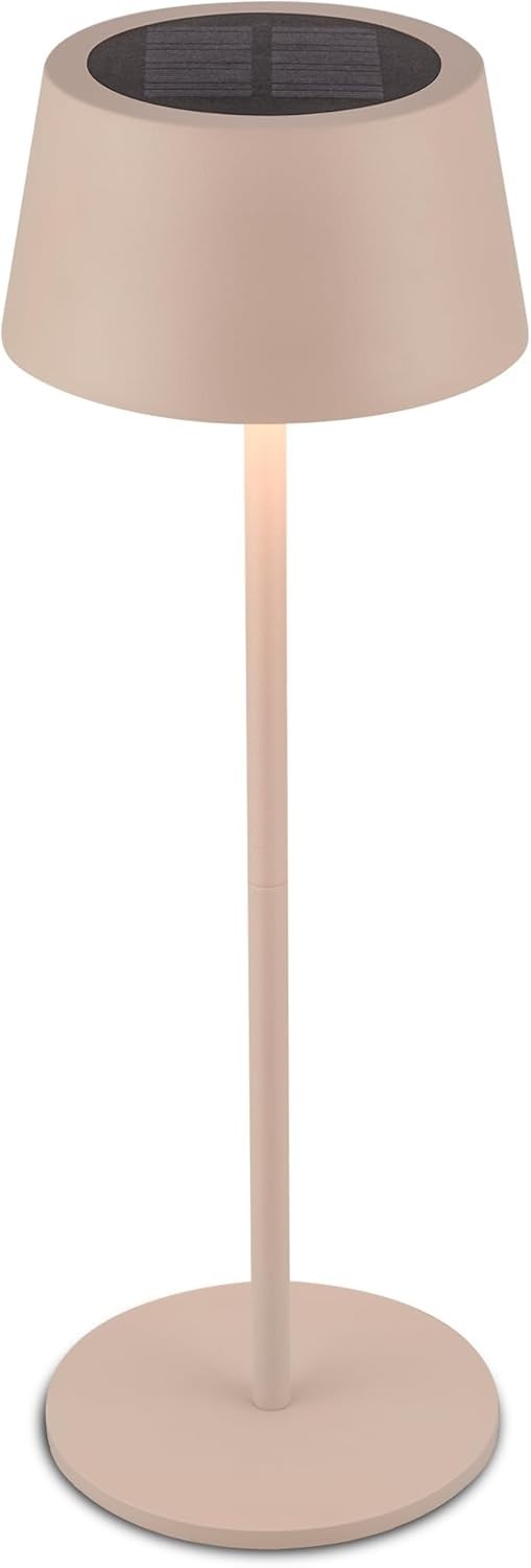Briloner Rechargeable LED Table Lamp IP44 Touch CCT Dimmable Solar Light New