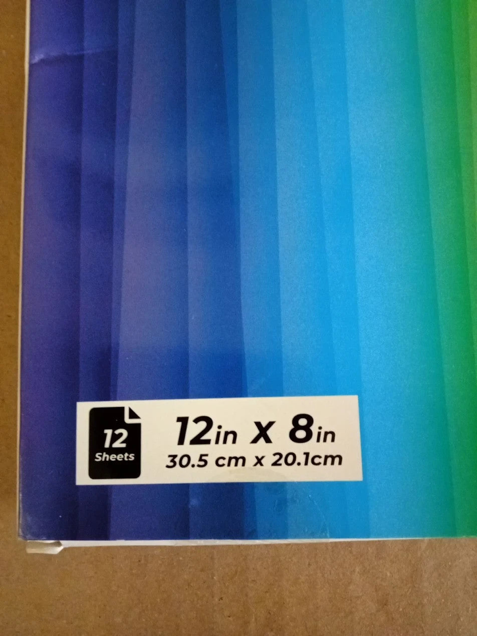 Heat Transfer Vinyl Sheets 11 Pieces 12"x10" Iron On Cricut Design Crafts New