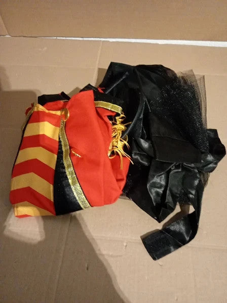 Smiffys Deluxe Ringmaster Costume Red Jacket Mock Skirt Headband Small New