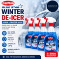 CarPlan TDI501 Blue Star Winter De Icer Trigger Spray 500ml 4pc