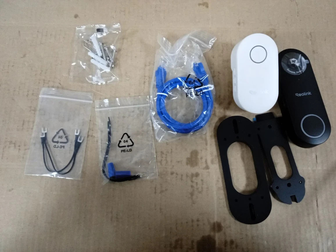 Reolink PoE Doorbell Camera Wired Chime 5MP HD Smart Video 180° Wide View New