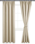 DWCN Blackout Curtains  Bedroom Thermal Insulated Room Darkening 46x90in 2 Pack