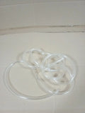 Sourcing Map Clear PVC Tubing 18mm IDx22.22mm OD 6ft Tube Lightweight Vinyl