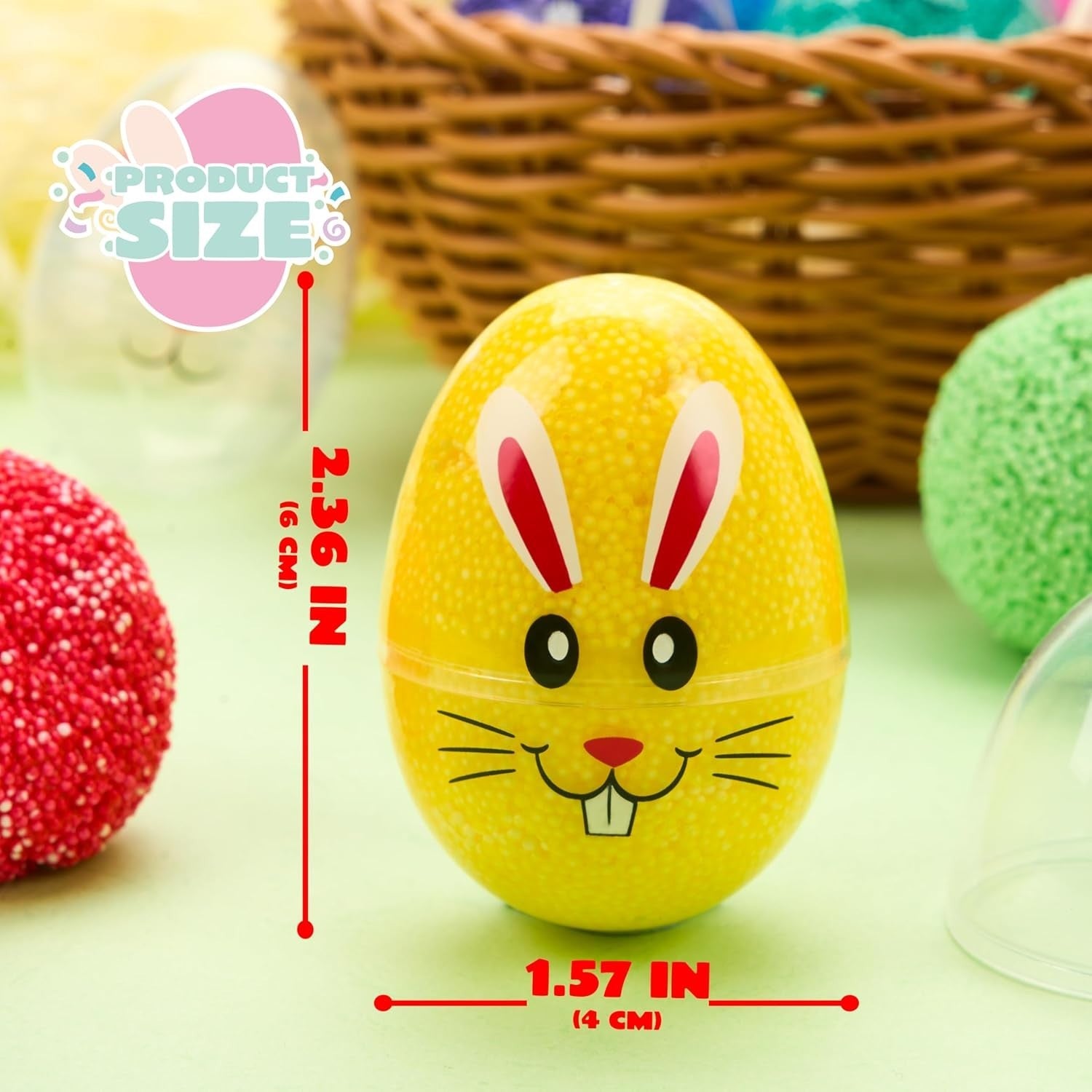 Joyin 12pc Easter Prefilled Eggs Foam Squishy Toy Cute Foam Stress Reliever New