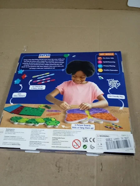 Skillmatics String Art Activity Bugs Butterflies  Mess Free Art Kids 6+ New