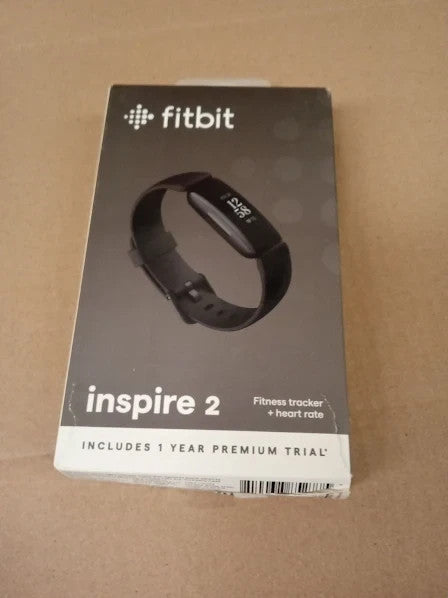 Fitbit Inspire 2 Health Fitness Tracker 24/7 Heart Rate Black One Size