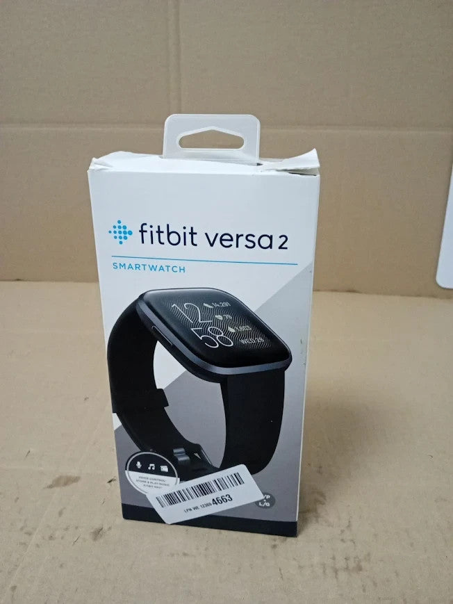 Fitbit Versa 2 Health Fitness Smartwatch Voice Control Sleep Score Music Black
