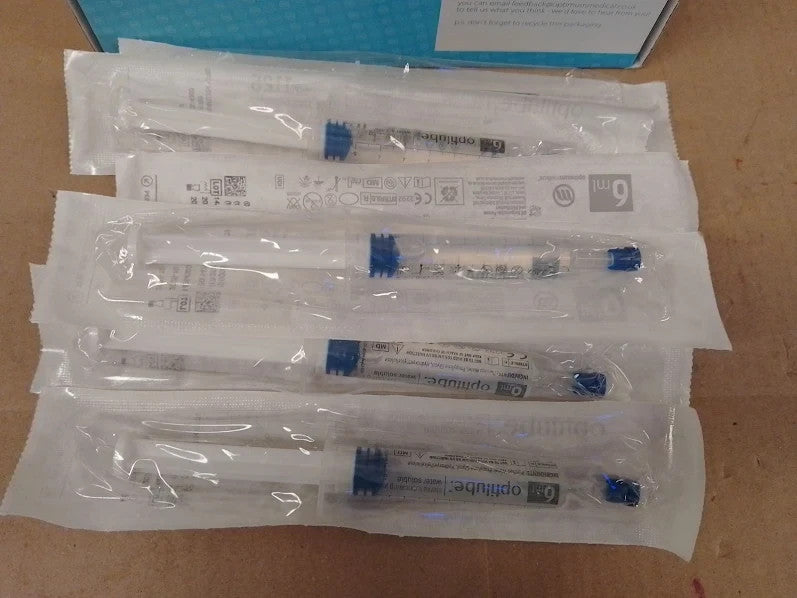 OptiLube 1125 1126 Sterile Lubricating Water Soluble Ph Bal 6ml 16x1.5cm New