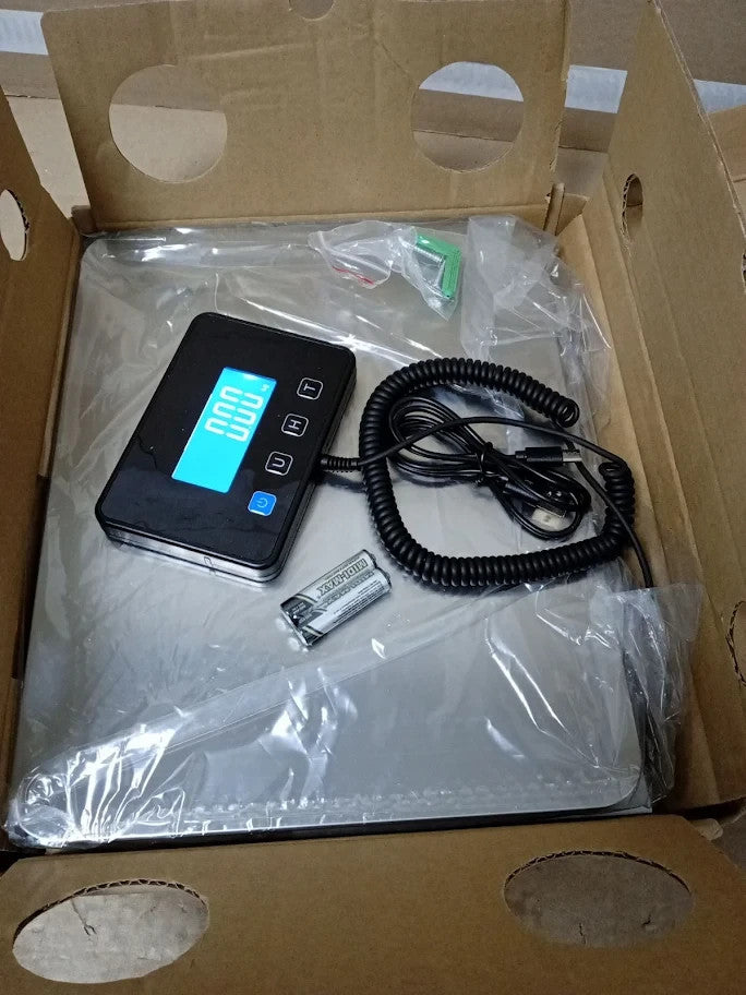 KUAIVO Postal Scales 440lb/200kg High Accurate Digital Parcel Scales Tare New