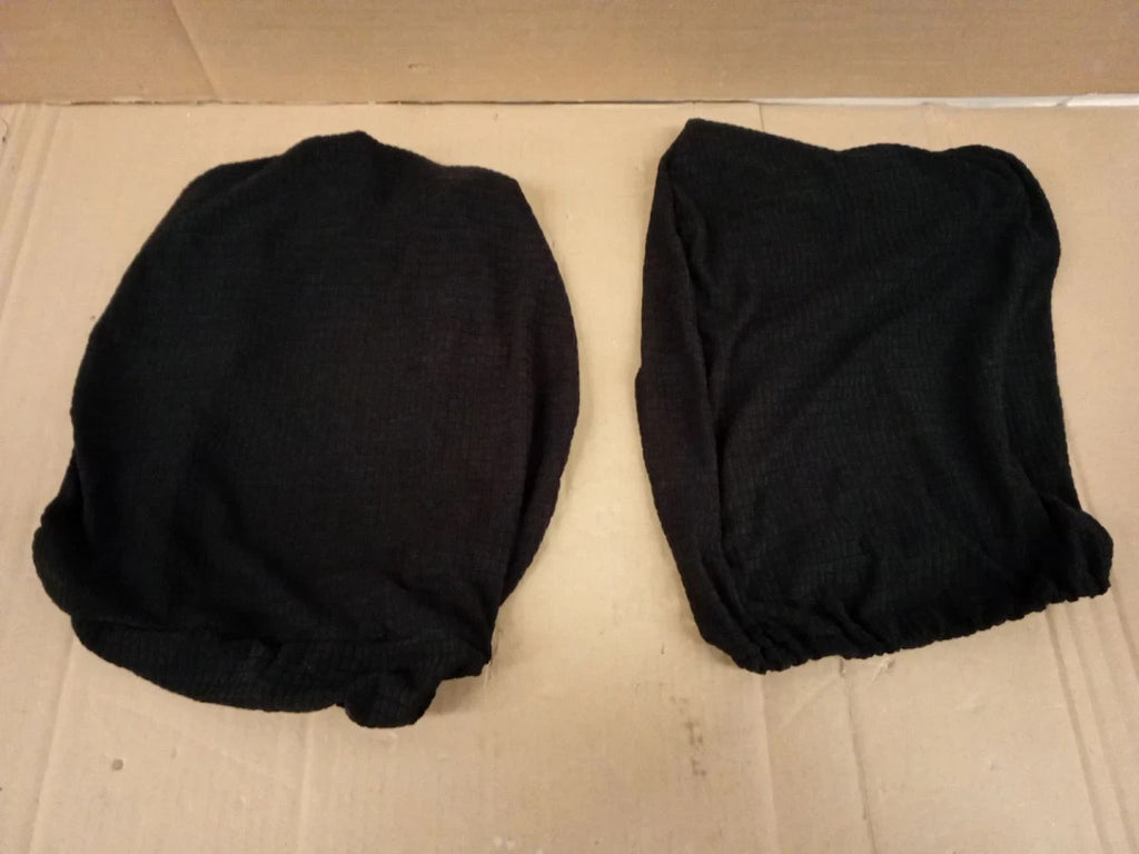 1 set 2 Pieces Office Chair Cover Stretchable Computer Cover Washable Black