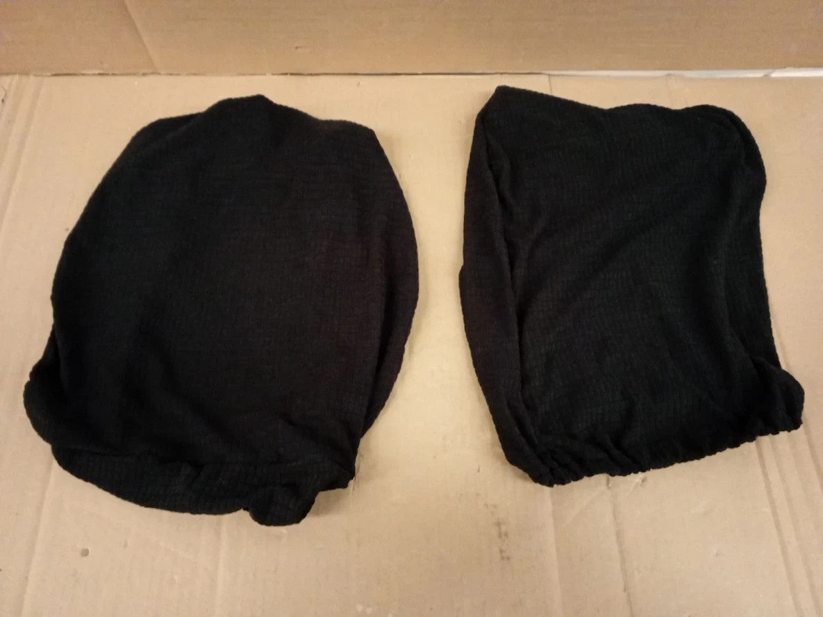 1 set 2 Pieces Office Chair Cover Stretchable Computer Cover Washable Black