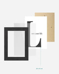 Songmics Collage Picture Frames 9pc 4x6 Photos Collage Wall Decor Black New