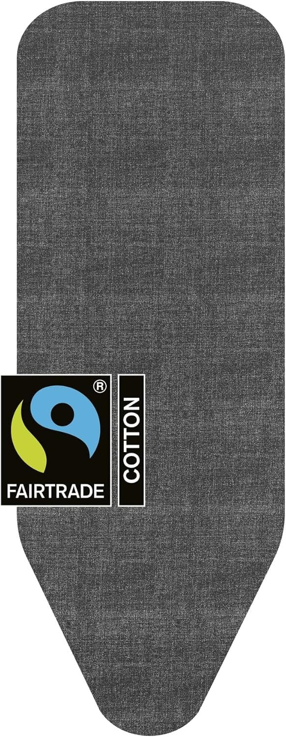 Brabantia Ironing Board Cover Denim Black 100% Cotton Top Layer 124x45x100cm New