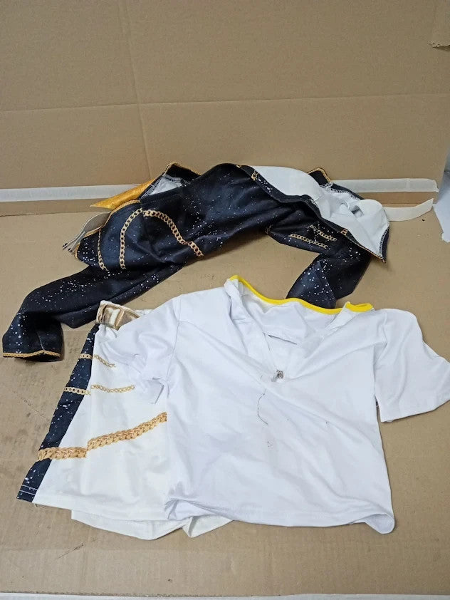 Nezafly Anime Cosplay Costume Black Girls Uniform Set Jacket Vest Shorts 6+