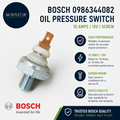 Bosch 0986344082 Oil Pressure Switch 10 Amps 10V Screw