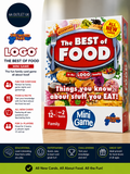 Drumond Park T73183 Logo The Best of Food Cardboard Memory Puzzle Mini Game