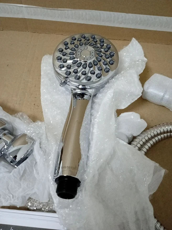 Waterpik High Pressure Handheld Shower Head 7 Mode Chrome XPB-763ME Hose Durable