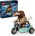 Lego Harry Potter Hagrid & Harrys Motorcycle Ride Play Display Motorbike 9+ New