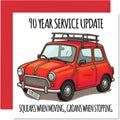 90th Birthday Cards Men Women Yearly Service Update Happy Birthday Card New