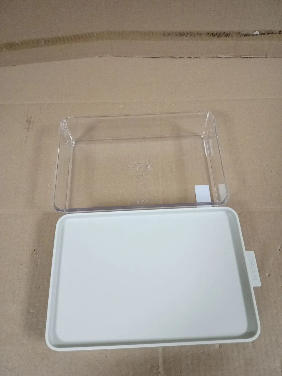 Mepal Fridge Box Breakfast Duo Omnia Nordic White Practical Storage 1 Piece