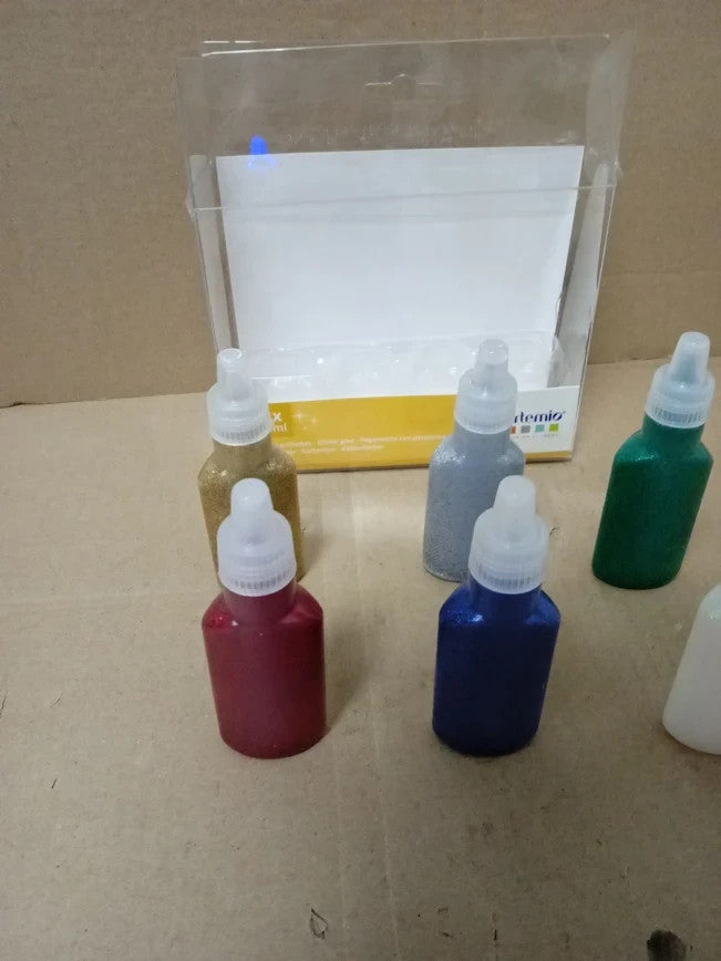 Artemio 20ml Glitter Glue Set 6 Multicolour New