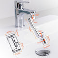 Ibergrif Tap Extender for Kitchen Sink -Swivel Robotic Arm Faucet Aerator New